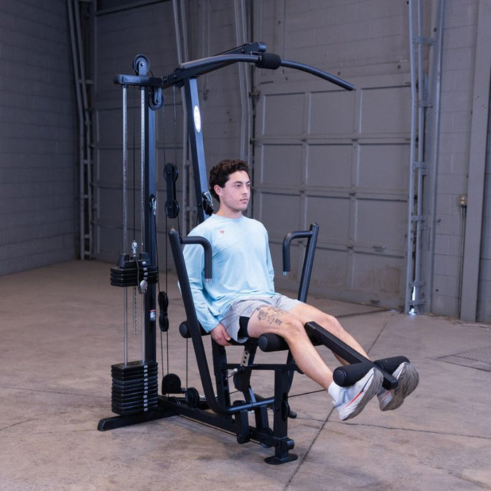 Body-Solid G1S/G1B Single Stack Home Gym user performing leg extension
