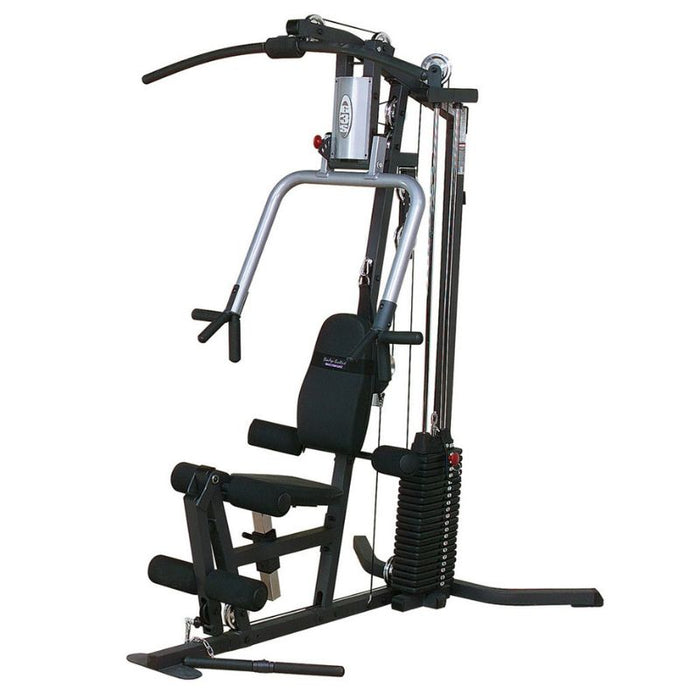 Body-Solid G3S/G3B Selectorized Single Stack Home Gym full view with attachments