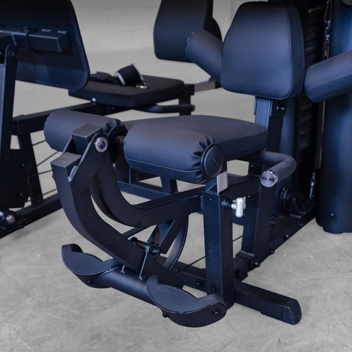 Body-Solid G9S/G9B Multi-Stack Home Gym System seated leg extension assembly close up