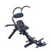 Body-Solid GAB300B Semi Recumbent Ab Bench with Black Frame