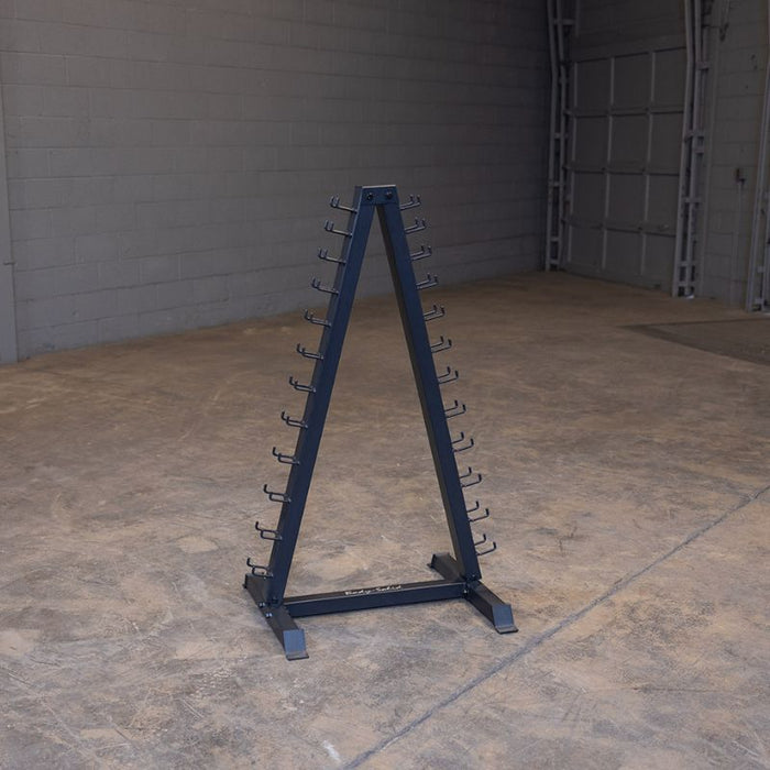 Body-Solid GDR24B Vertical Dumbbell Rack with Black Frame in Warehouse