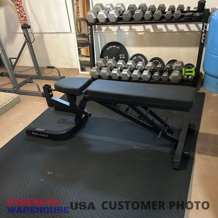 Body-Solid GFID71B FID Bench in Customer's Home Gym