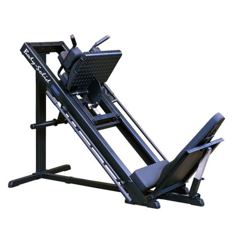 Body-Solid GLPH1100 Leg Press Hack Squat Machine Black Frame