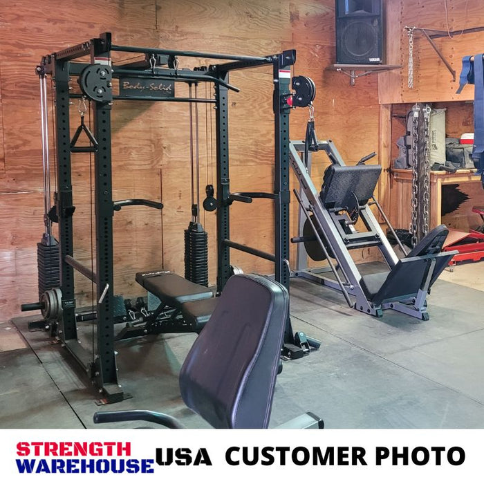 Body-Solid GPR400 Power Rack with Functional Trainer Package