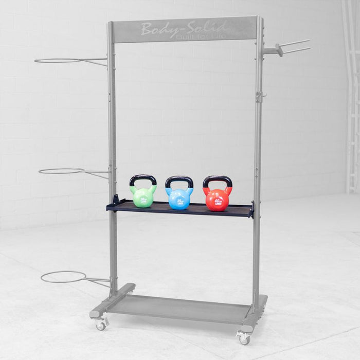 Body-Solid Kettlebell Tray for GAR250 GARTRAY Commercial Kettlebell Rack Shelf