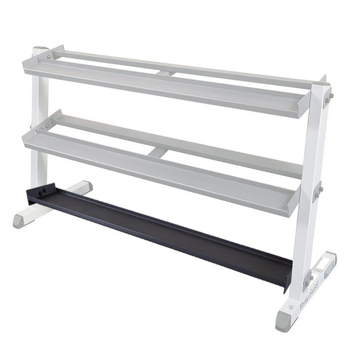 Body-Solid Optional Kettlebell Shelf GKRT6 attached to rack