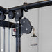 Body-Solid SJG200 Cable Crossover Pulley And Crossbar Details