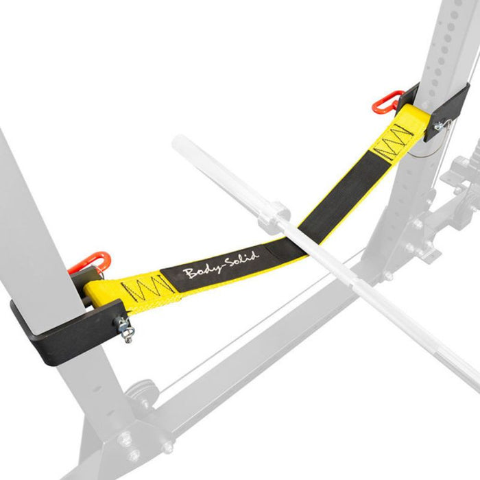 Body-Solid Power Rack Safety Straps GPRSS heavy duty setup
