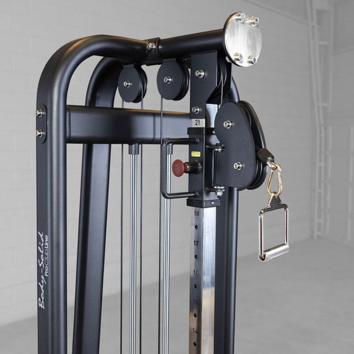 Body-Solid Pro Clubline 4-Stack Jungle Gym SJG100 upper pulley detail