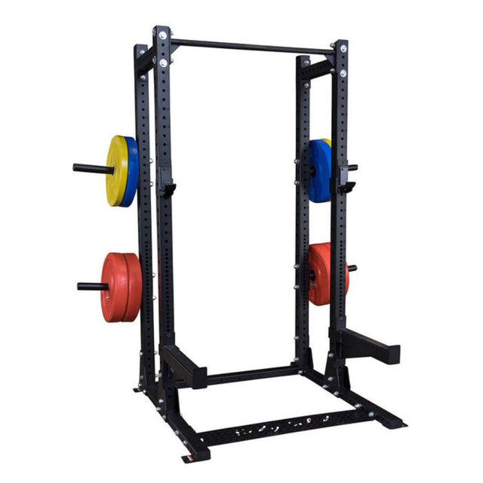 Body-Solid Pro Clubline Commercial Half Rack Extension SPRHALFBACK With Plates