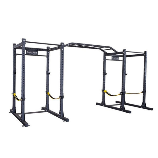 Body-Solid Pro Clubline Double Power Racks with Monkey Bars and Safety Straps SPR1000SSDB