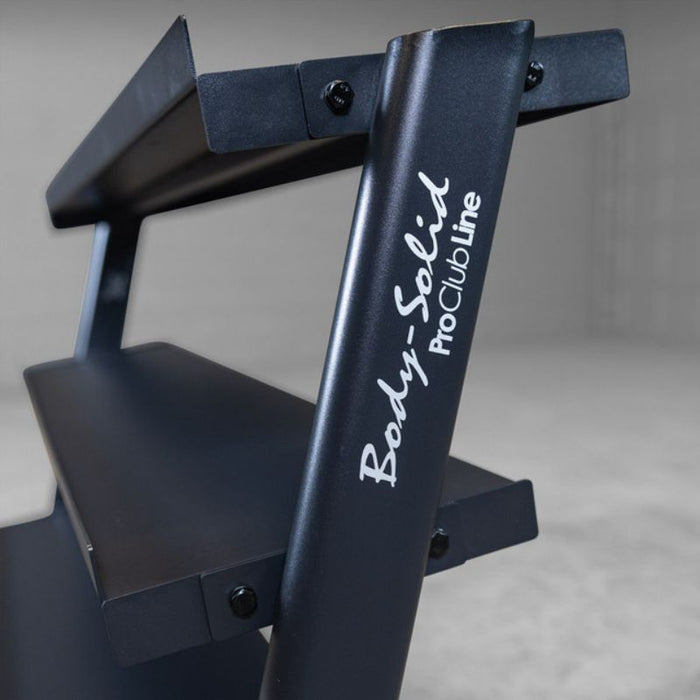 Body-Solid Pro Clubline Dumbbell Rack SRD200 Frame Closeup