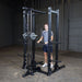 Body-Solid Pro Clubline Half Rack Lat Attachment SPRHLA Standing Exercise