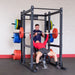 Body-Solid Pro Clubline Power Rack with Rear Extension and Safety Straps SPR1000SSBack bench press