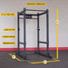 Body-Solid Pro Clubline Power Rack with Rear Extension and Safety Straps SPR1000SSBack specs
