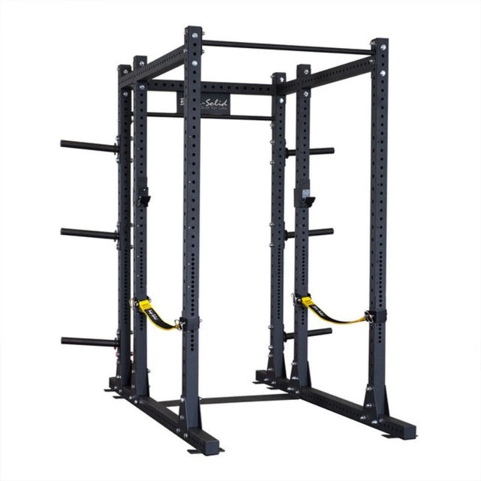 Body-Solid Pro Clubline Power Rack with Rear Extension and Safety Straps SPR1000SSBack