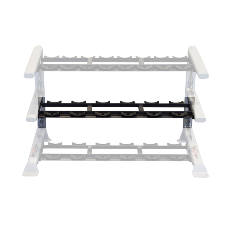 Body-Solid Pro Clubline 6-Saddle Shelf SDKRSD6B