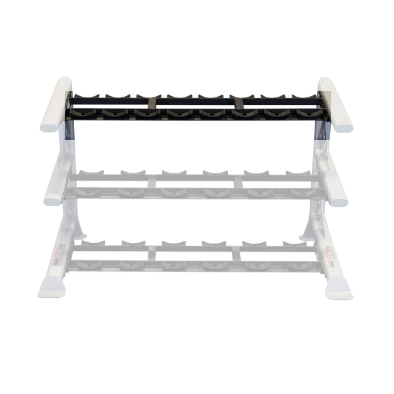 Body-Solid Pro Clubline 8-Saddle Shelf SDKRSD8B