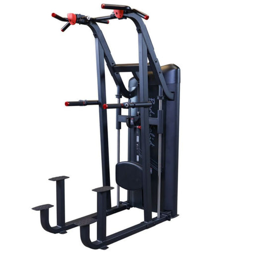 Body-Solid Pro Clubline Series II Assisted Chin Dip S2ACDX black frame