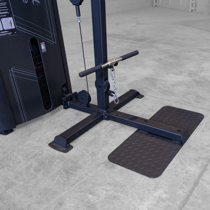 Body-Solid Pro Clubline Series 2 Bicep and Tricep Machine S2BTPX bar attachment closeup