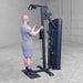 Body-Solid Pro Clubline Series 2 Bicep and Tricep Machine S2BTPX demo man bicep curl side