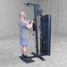 Body-Solid Pro Clubline Series 2 Bicep and Tricep Machine S2BTPX demo man bicep curl