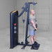 Body-Solid Pro Clubline Series 2 Bicep and Tricep Machine S2BTPX demo man tricep pushdown front