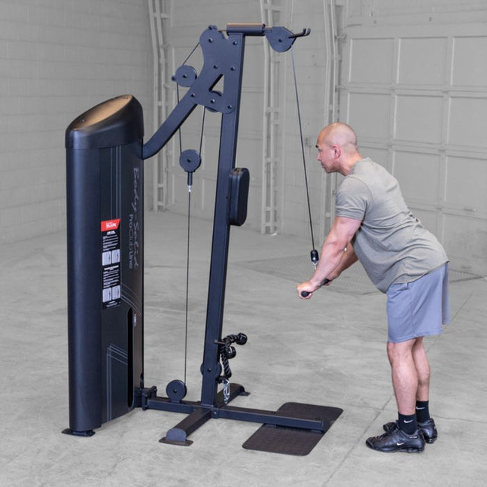 Body-Solid Pro Clubline Series 2 Bicep and Tricep Machine S2BTPX demo man tricep pushdown