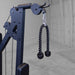 Body-Solid Pro Clubline Series 2 Bicep and Tricep Machine S2BTPX rope handle closeup