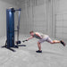 Body-Solid Pro Clubline Series 2 Cable Column S2CCX demo single leg row
