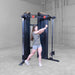 Body-Solid Pro Clubline Series 2 Functional Trainer S2FTX demo woman cross body press