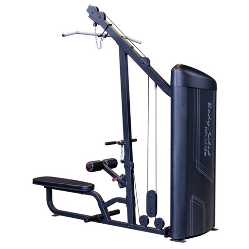 Body-Solid Pro Clubline Series II Lat Pull Seated Row S2LATX Black Frame