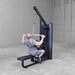 Body-Solid Pro Clubline Series II Lat Pull Seated Row S2LATX demo man back view