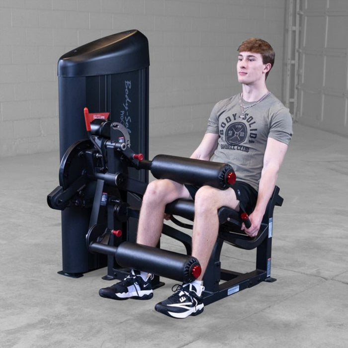 Body-Solid Pro Clubline Series 2 Leg Extension S2LECX demo man front view