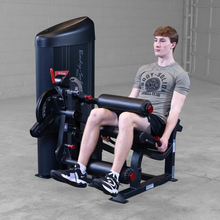 Body-Solid Pro Clubline Series 2 Leg Extension S2LECX demo man leg curl