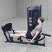 Body-Solid Pro Clubline Series 2 Leg Press & Calf Raise S2LPC demo man leg press full extension