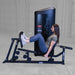 Body-Solid Pro Clubline Series 2 Leg Press & Calf Raise S2LPC demo woman leg press half extension