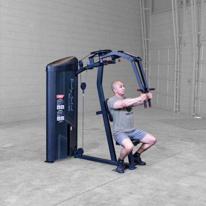Body-Solid Pro Clubline Series II Pec Deck & Rear Delt S2PECX demo man fly