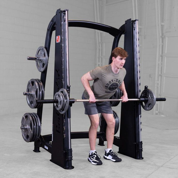 Body-Solid ProClub Counter Balanced Smith Machine SCB1000B bent over row demo