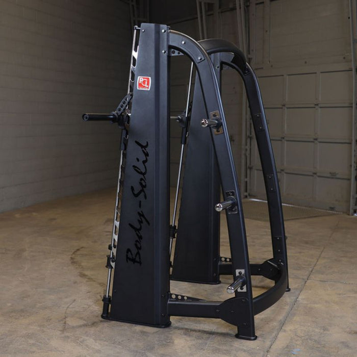 Body-Solid ProClub Counter Balanced Smith Machine SCB1000B side angle