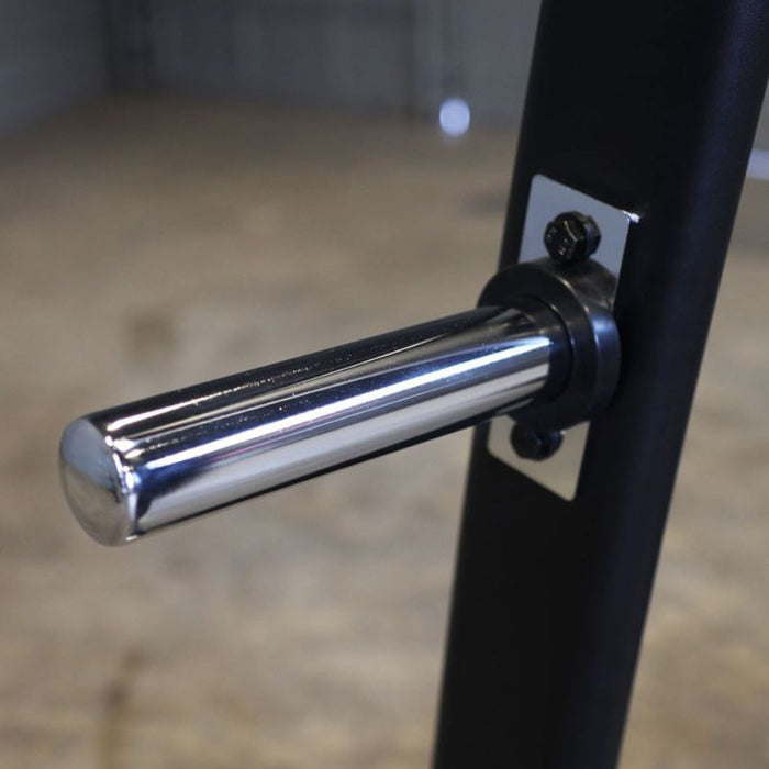 Body-Solid ProClub Counter Balanced Smith Machine SCB1000B weight plate holder closeup