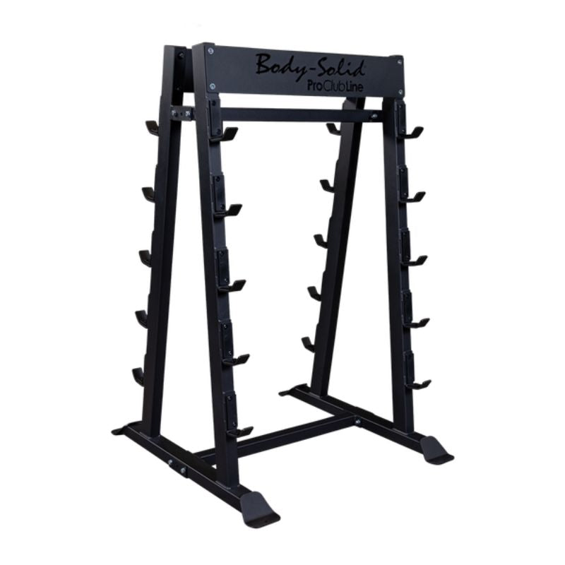 Body-Solid Pro Clubline Fixed Weight Barbell Rack SBBR100
