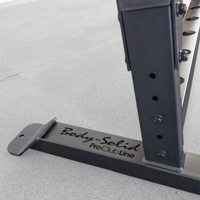 Body-Solid SBS60 PCL Vertical Bar Storage Rack Base and Upright Close Up