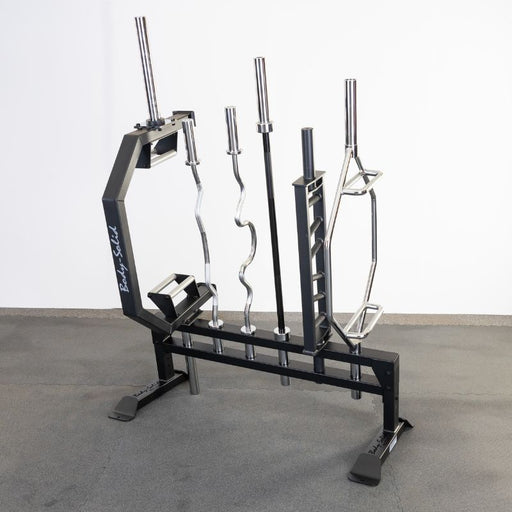 Body-Solid SBS60 PCL Vertical Bar Storage Rack with Specialty Bars
