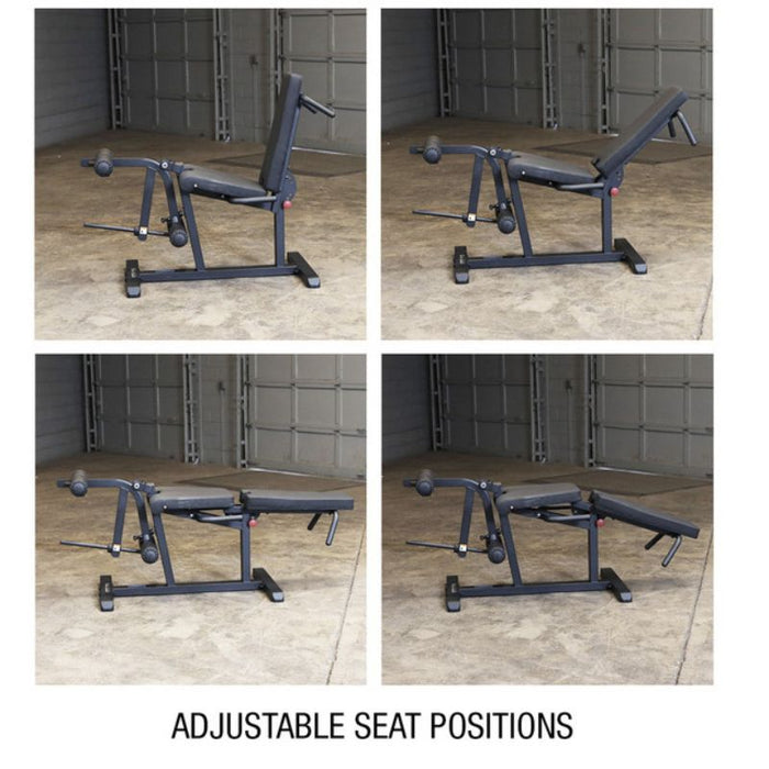 Body-Solid Seated Leg Extension & Supine Curl GLCE365