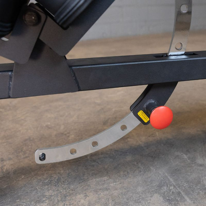 Body-Solid SFI20 Pro Clubline Flat to Incline Bench Back Pad Adjustment Settings