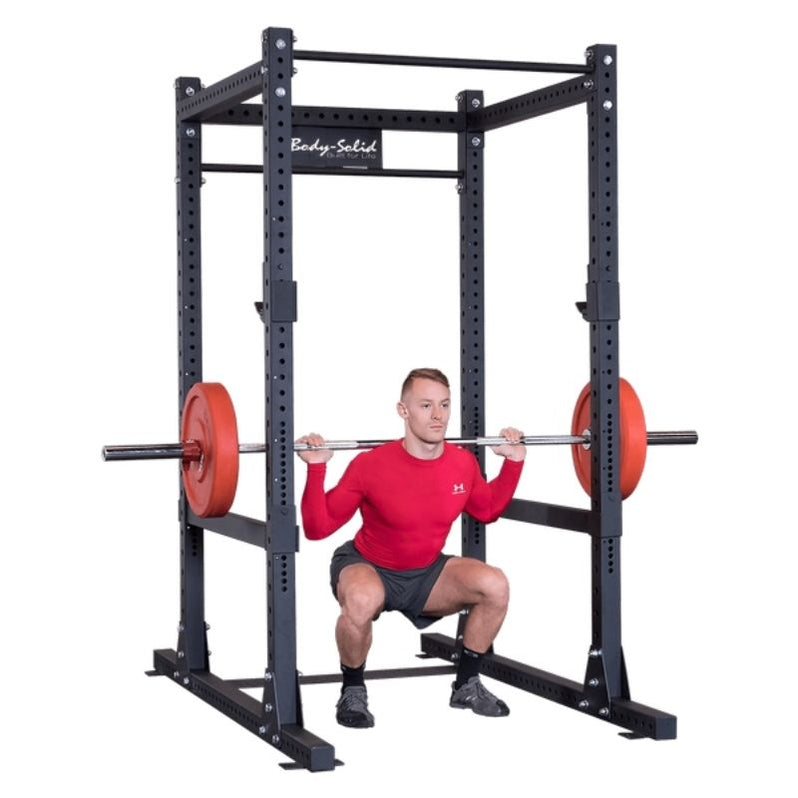 Body-Solid Commercial Power Rack with Functional Trainer Package ...