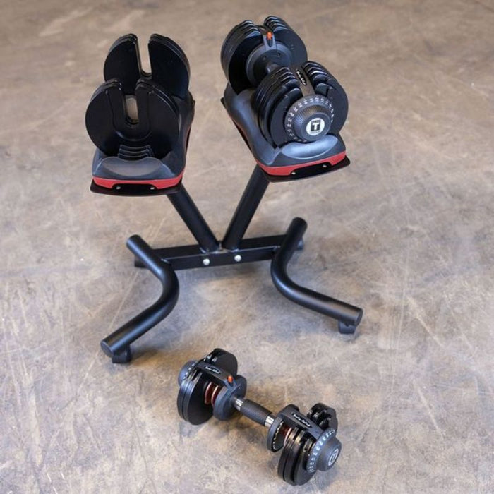 Body-Solid SDBX132 66lb Adjustable Dumbbell Pair - Details