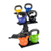 Body-Solid Vinyl Kettlebell Set with Rack KBVS105Pack