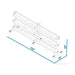 BodyKore 5-100lb Dumbbell Rack G243 dimensions diagram